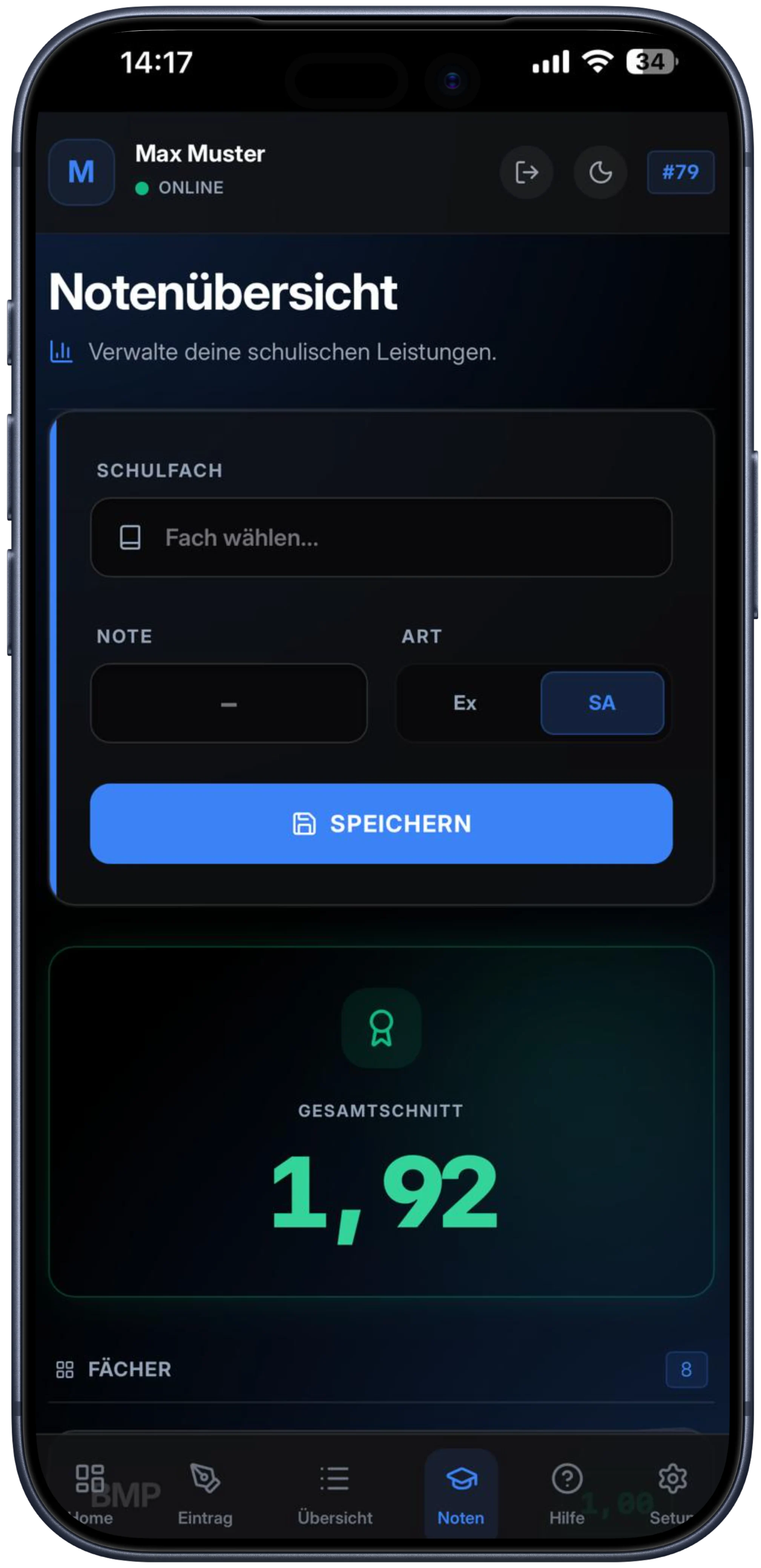 App Preview Noten